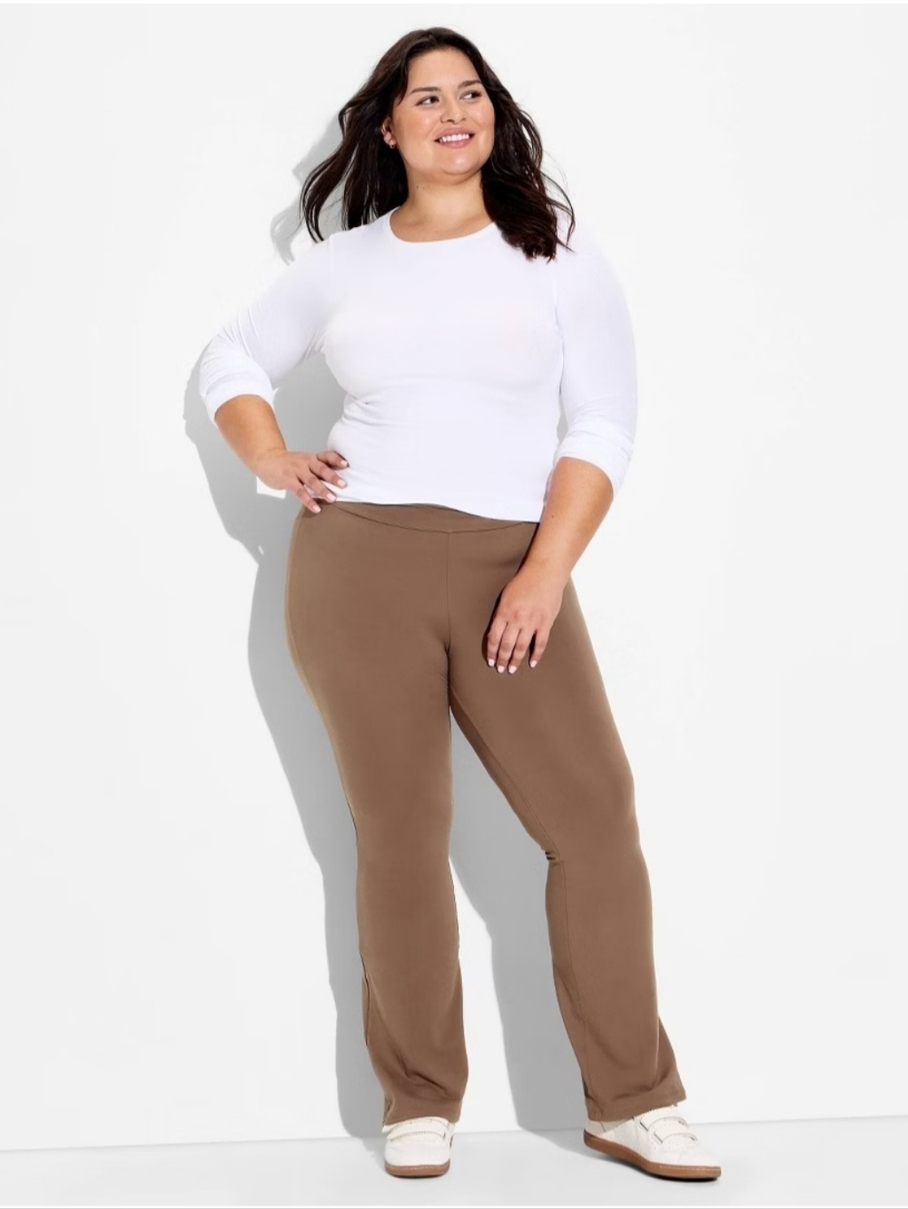 Women's Low-Rise ButterBliss Flare Leggings - Wild Fable' Espresso 1X - Picture 3 of 3